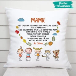 Coussin Mamie Messages Personnalisé - Coussin Chien Personnalisé -Cadeau Plus 0001P010AFR3 cadeau Personalisable Coussin enfants maman mamie animaux 3cdbbb2a 555a 4050 8aef 687716d8da78