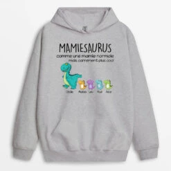 Sweat à Capuche Mamiesaurus Mamansaurus Plus Cool Marche Personnalisé