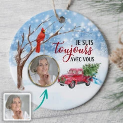 Ornement Je Suis Toujours Avec Vous Noël Personnalisé