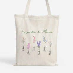 Le Jardin De Mamie - Tote Bag Personnalisé Mamie