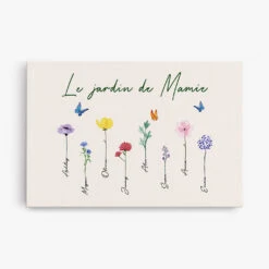 Toile Le Jardin De Mamie Personnalisée
