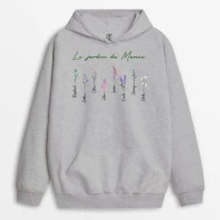 Sweat à Capuche Le Jardin De Mamie Personnalisé