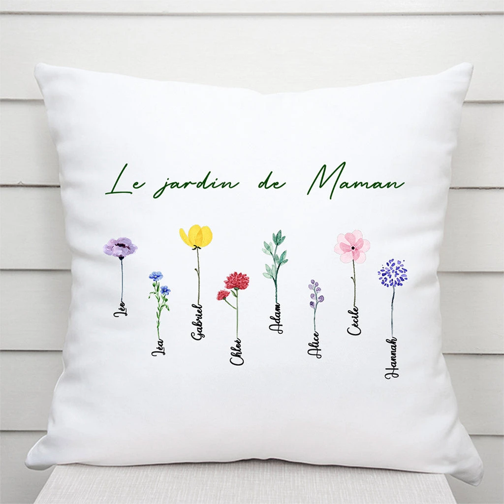 Le Jardin De Maman - Coussin Personnalisé Pour Maman 3 Le Jardin De Maman - Coussin Personnalisé Pour Maman