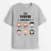 T-shirt Cette Maman Appartient À Extraordinaire Personnalisé -Cadeau Plus 0141AFR1 present Personnalise T shirt enfants maman mamie 1