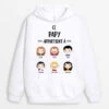 Sweat à Capuche Ce Papi Appartient À Visage D'enfants Personnalisé -Cadeau Plus 0141hFR1 present Personnalise SweataCapuche enfants papa papi