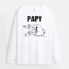 Manches Longues Bosse De Poing De Papa Papi Enfants Personnalisé -Cadeau Plus 0263NFR2 cadeau personnalisable ManchesLongues poing papa papi jpg