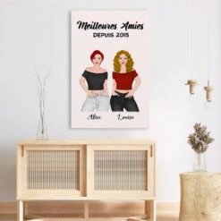 Toile Meilleures Amies Personnalisée 7 Toile Meilleures Amies Personnalisée -Cadeau Plus 0370C267FFR3 cadeau Personnalise toile femmes amies d1949253 72b6 4cda 9a1e 13f15ffb4829
