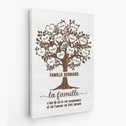 Toile Personnalisée Famille Avec Arbre De Vie En Cœur -Cadeau Plus 0373C248IFR2 Cadeau Personnalise Toile Arbre Famille bb1bd369 2cae 4201 92f3 e0f0761310fd