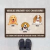Veuillez Enlever Vos Chaussures - Paillasson Personnalisé Avec Chien -Cadeau Plus 0429DFR1 Cadeau Personnalise Paillasson Chiens Amoureux Des Chiens 010413eb b904 4509 9528 81b08cbdcea2