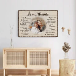 Toile À Notre Maman Personnalisée -Cadeau Plus 0502CFR6 Cadeau Personnalise Toile Maman Mamie Fete Des Meres c594ff3c b158 451b 8eef dc1f3f134168
