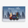 Toile Maman & Filles Personnalisée -Cadeau Plus 0512CFR1 Cadeau Personnalise Toile Maman Filles Maman Noel 8a41c2eb bd7b 49a1 b321 459199e2acc4