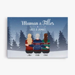 Toile Maman & Filles Personnalisée