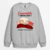 Sweatshirt Ensemble Depuis Dormir Personnalisé -Cadeau Plus 0537WFR2 Cadeau Personnalise Sweat shirt Ensemble Depuis Amoureux Couples