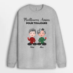 Manches Longues Meilleures Amies Pour Toujours Personnalisé