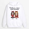 Sweat à Capuche Meilleures Amies Pour Toujours Personnalisé -Cadeau Plus 0574w230fFR2 Cadeau Personnalise Sweat shirt Meilleures Amies Noel