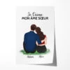 Poster Je T'aime, Mon Âme Sœur Personnalisé 2 Poster Je T'aime, Mon Âme Sœur Personnalisé -Cadeau Plus 0587SFR1 cdbd4c47 8a64 45e3 a4ff 274638bbb6cc