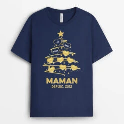 T-shirt Maman Papa Personnalisé 7 T-shirt Maman Papa Personnalisé -Cadeau Plus 0589AFR3 Cadeau Personnalise T shirt Maman Mamie Papa Papi Noel 81a0a280 6710 4b5e be83 e24c8ec40881