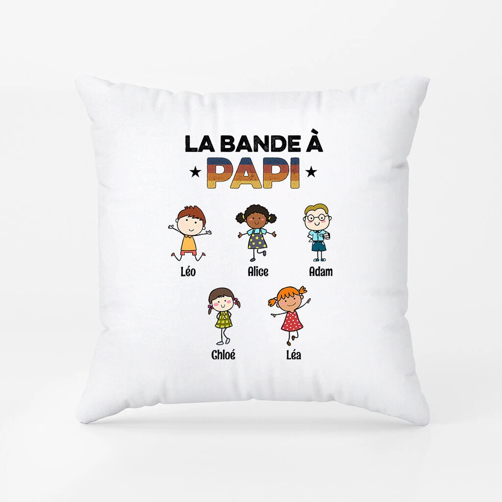 La Bande À Papy Mignonnettes - Coussin Personnalisé Papy 3 La Bande À Papy Mignonnettes - Coussin Personnalisé Papy