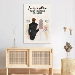 Toile Amour Pour Toujours Personnalisée -Cadeau Plus 0719C597GFR3 Cadeau Personnalise Toile Mariage Couples Amoureux Saint Valentin 85afa1b3 795c 4430 9b11 25ce966fe6e3