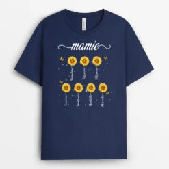 T-shirt Mamam Mamie Tournesol Personnalisé