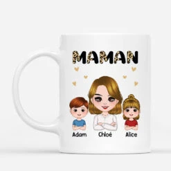Tasse Personnalisée Fete Des Grand Mere - Mamie Léopard