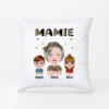 Coussin Mamie Maman Chibi Léopard Personnalisé -Cadeau Plus 0756PFR2 Cadeau Personnalise Coussin Mamie Maman