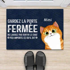 Tapis Personnalisé Chat - Garder La Porte Fermée -Cadeau Plus 0764DFR2 Cadeau Personnalise Paillassons Chat Amoureux des Chats bc8a7355 6f7c 49c7 8cda 47d39f9f5bbc