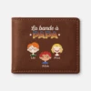 Portefeuille Cuir Personnalisé - La Bande À Papa Vintage -Cadeau Plus 0793JFR1 portefeuille cuir personnalise la bande a papa vintage 0793j8n7b