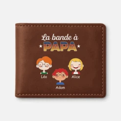 Portefeuille Cuir Personnalisé - La Bande À Papa Vintage