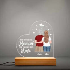 Veilleuse Maman Et Fille Personnalisée -Cadeau Plus 0810LFR3 Cadeau Personnalise Veilleuse LED 3D Maman Fille Mamie Maman 6c1a8db3 dc13 431b b27e b881cf7471b1