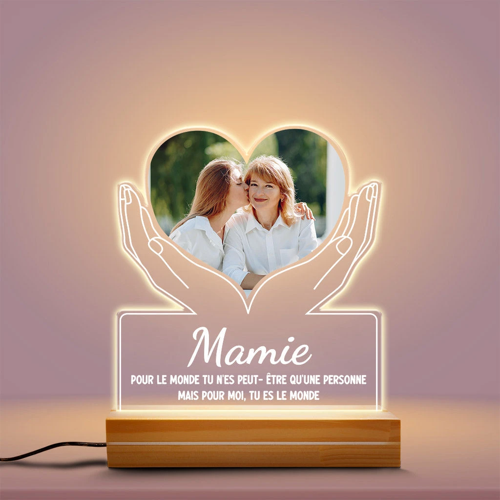 Veilleuse Tu Es Le Monde Personnalisée 4 Veilleuse Tu Es Le Monde Personnalisée – Image 2