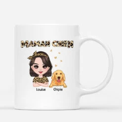 Mug Maman Chien Léopard Personnalisé