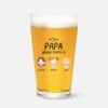 Verre À Bière Personnalisé - Ce Papa Appartient À Version Pastel