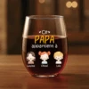 Verre À Vin Sans Pied Personnalisé - Ce Papa Appartient À Version Pastel -Cadeau Plus 0827IFR1 verre a vin sans pied personnalise ce papa appartient a version pastel 0827i8n8b