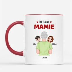Mug Personnalisé Fete Des Grand Mere - On T'Aime Mamie