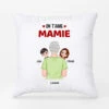 Coussin On T'Aime Personnalisé -Cadeau Plus 0830PFR2 Cadeau Personnalise Coussin On T Aime Maman Mamie
