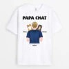 Tee Shirt Personnalisé Chat - T Shirt Papa Chat