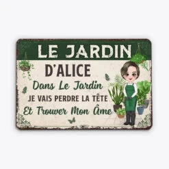 Plaque Jardin Personnalisée – Le Jardin De Maman -Cadeau Plus 0864EFR3 Cadeau Personnalise Plaque Jardin Ame Maman Mamie