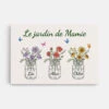 Toile Le Jardin De Maman Personnalisée