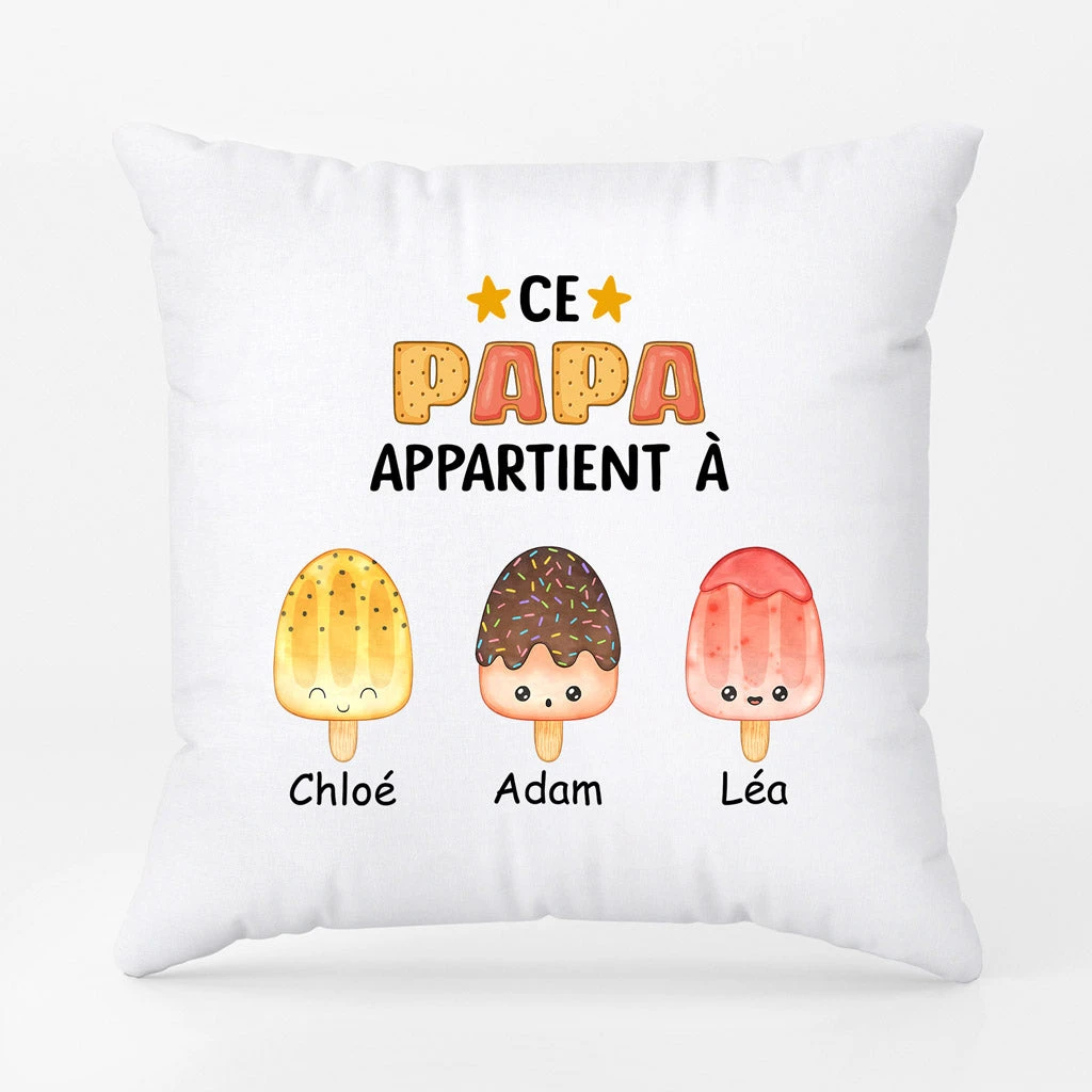 Coussin Mimi Ce Grand Père/Papa Appartient À Personnalisé 4 Coussin Mimi Ce Grand Père/Papa Appartient À Personnalisé – Image 2