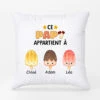 Coussin Mimi Ce Grand Père/Papa Appartient À Personnalisé -Cadeau Plus 0876PFR2 Cadeau Personnalise Coussin Glace Papy Papa