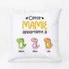 Coussin Cette Mamie/Maman Appartient à Dinosaures Personnalisé -Cadeau Plus 0879PFR2 Cadeau Personnalise Coussin Mamie Maman 3bcf7f36 cfb3 4de7 8fd8 8860d1eb802b