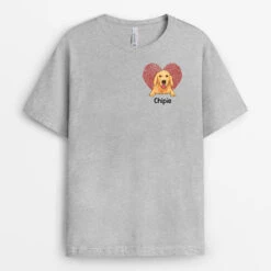 T Shirt Personnalisé Chien - Cadeau Pour Les Amoureux Des Chiens