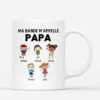 Mug Ma Bande M'Appelle Papa Personnalisé 1 Mug Ma Bande M'Appelle Papa Personnalisé -Cadeau Plus 0906MFR1 Cadeau Personnalise Mug Bande Papa Papy 1