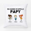Coussin Ma Bande M'Appelle Papa Papy Personnalisé -Cadeau Plus 0906PFR2 Cadeau Personnalise Coussin Bande Papa Papy