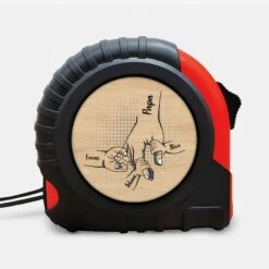 Mètre Ruban Personnalisable Papa Tenant Les Mains