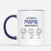 Mug Cette Maman Mamie Appartient à Dessin Au Crayon Personnalisé -Cadeau Plus 0959MFR2 Cadeau Personnalise Mug Mamie Maman