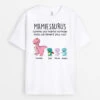 T Shirt Dinosaure Femme – Mamansaurus/Mammiesaurus -Cadeau Plus 0967AFR2 Cadeau Personnalise T shirt Saurus Maman Mamie