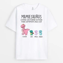 T Shirt Dinosaure Femme – Mamansaurus/Mammiesaurus