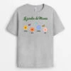 Le Jardin Pleine De Papillons De Mamie - T Shirt Personnalisé Mamie -Cadeau Plus 0971AFR1 Cadeau Personnalise T shirt Jardin Mamie Maman